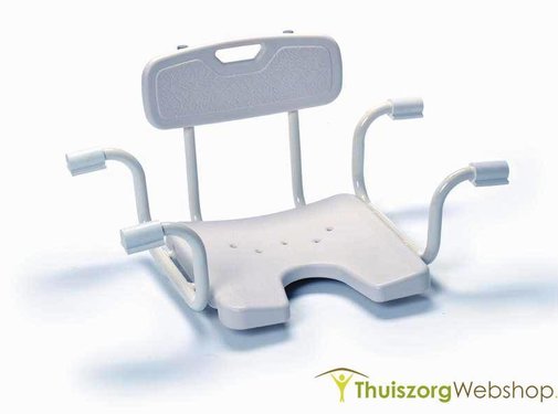 Verstelbaar hangende badstoel