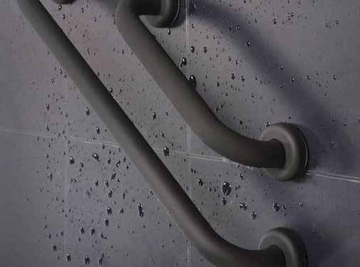 Stalen antislip wandbeugel