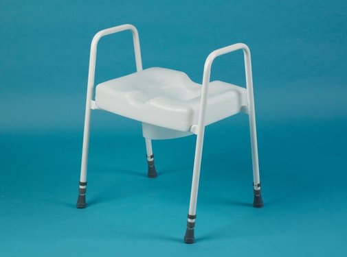 Losse toilet verhoger met armsteun op pootjes