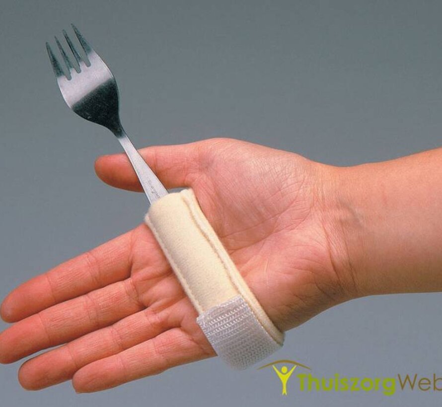 Universele bestekhouder met klittenbandsluiting