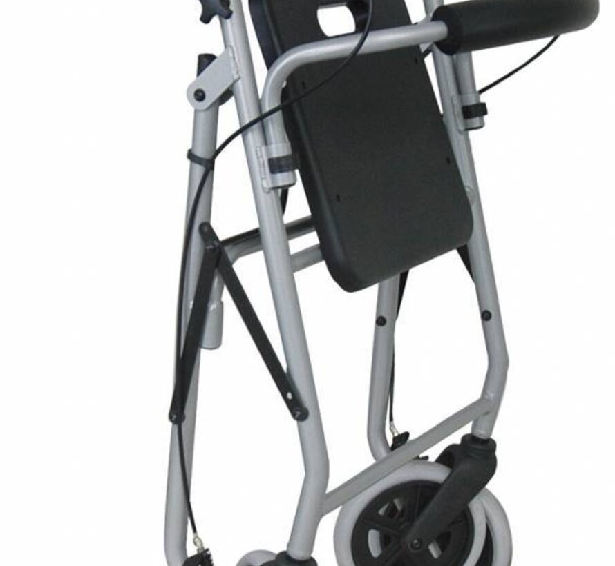 Lichtgewicht opvouwbare rollator van alluminium