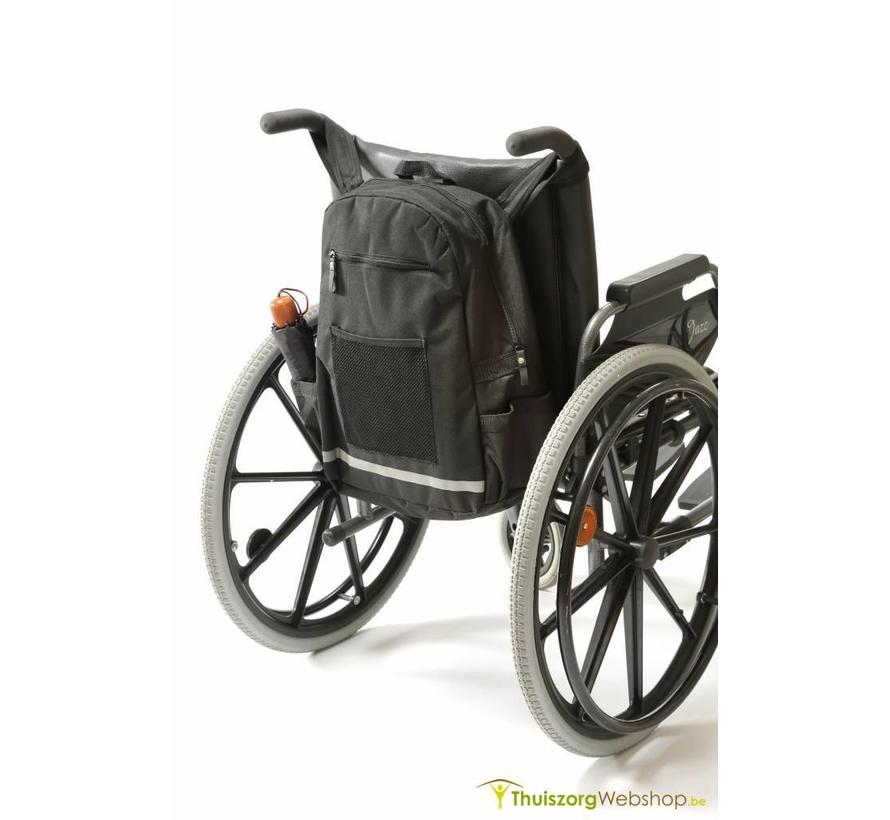 Opbergtas voor achterzijde rolstoel