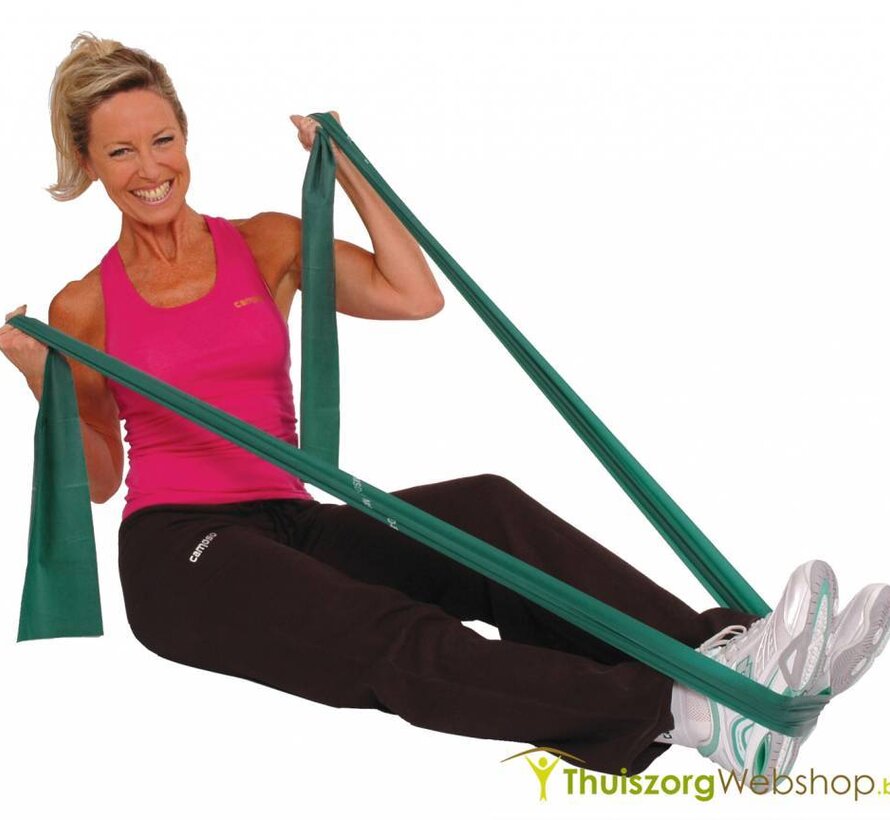 Elastische Therapieband latex 5,5 m - In 3 kleuren en 3 sterktes beschikbaar