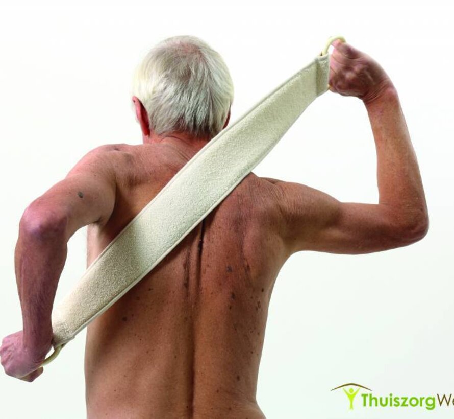 Rugwasband en washand