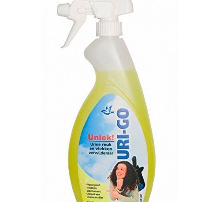 Urinegeuren en -vlekken verwijderaar Uri-Go® sprayfles 750 ml