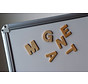 Houten magnetische letters 4,2 cm - 51 stuks