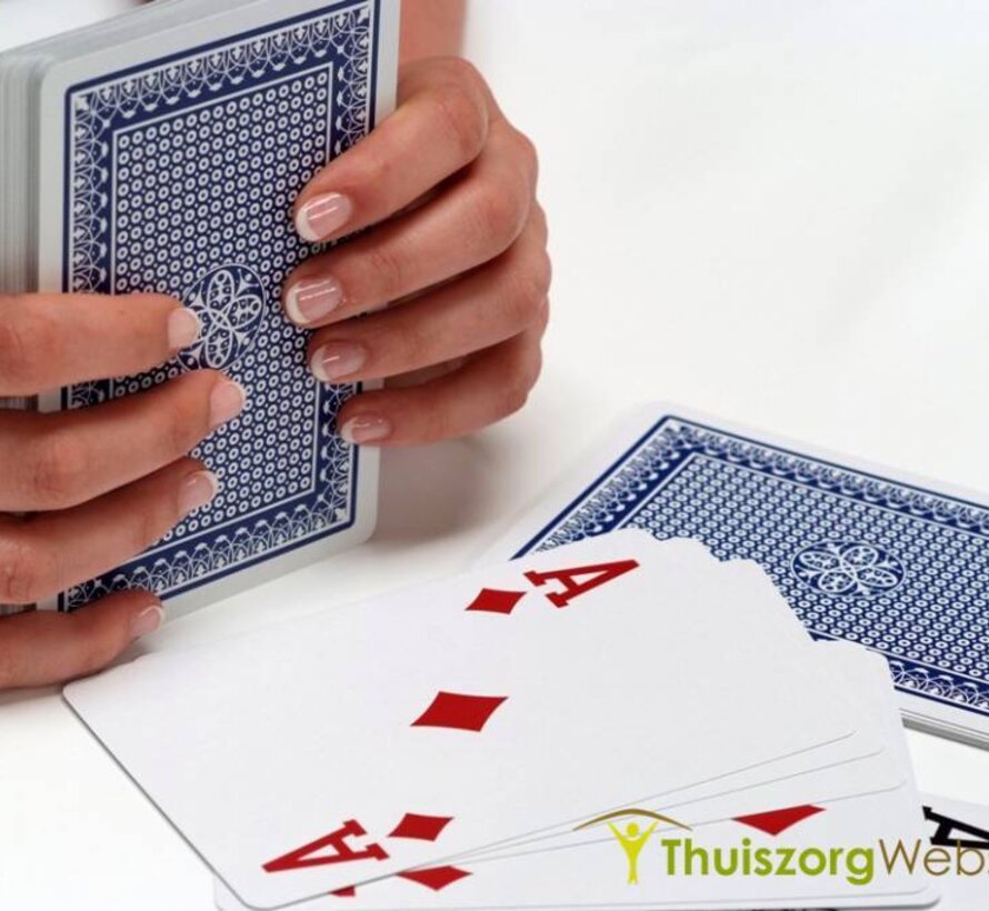 Grote speelkaarten 15 x 10 cm