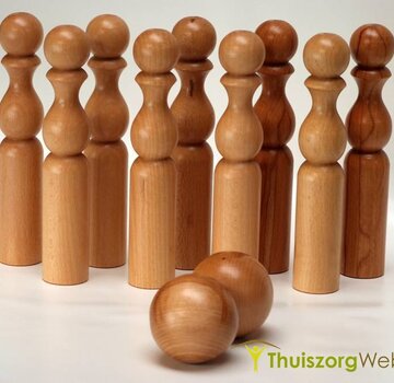 Kegelspel in hout