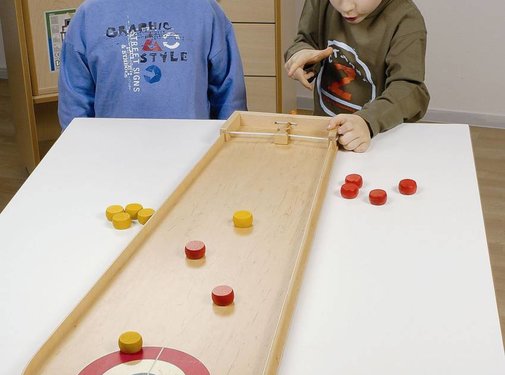 Curling voor op tafel
