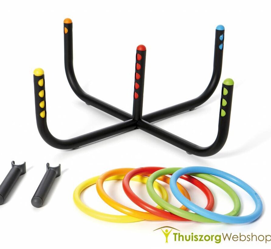 Ringwerpspel in metaal