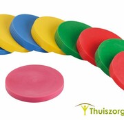 Werpschijven in rubber