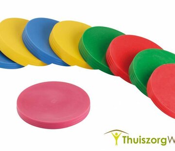 Werpschijven in rubber