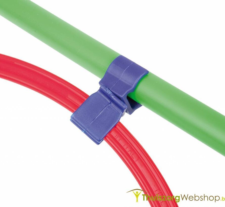 Bevestigingsclip voor gymnastiekstokken en -hoepels (3 opties)