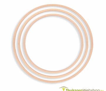 Gymnastiekhoepel in hout