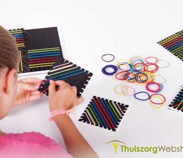 Magna Bands met gekleurde elastieken