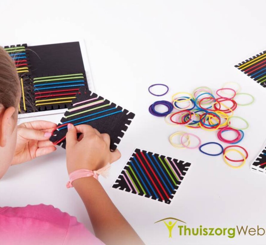 Magna Bands met gekleurde elastieken