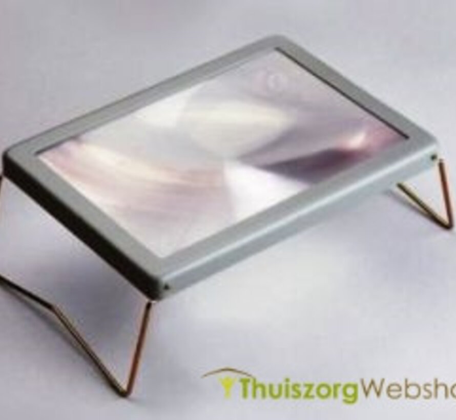 Vergrootblad met opvouwbare poten