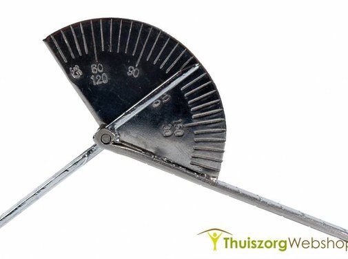 Vinger goniometer inox 9 cm 180°