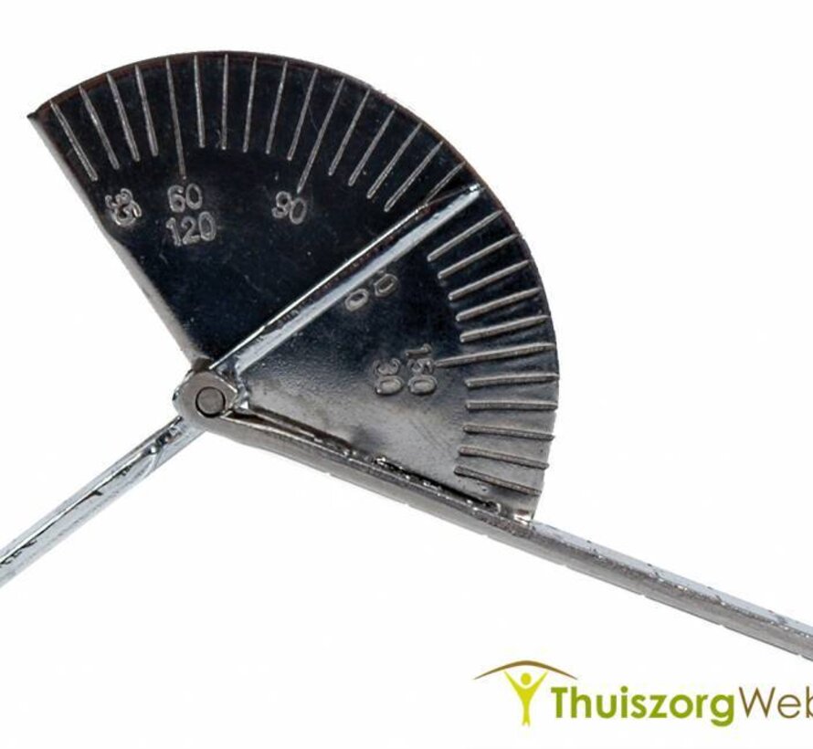 Vinger goniometer inox 9 cm 180°