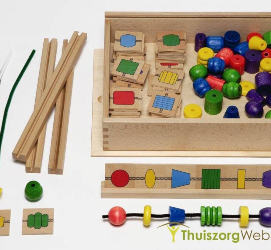 Perlo - kralenrijgoefening