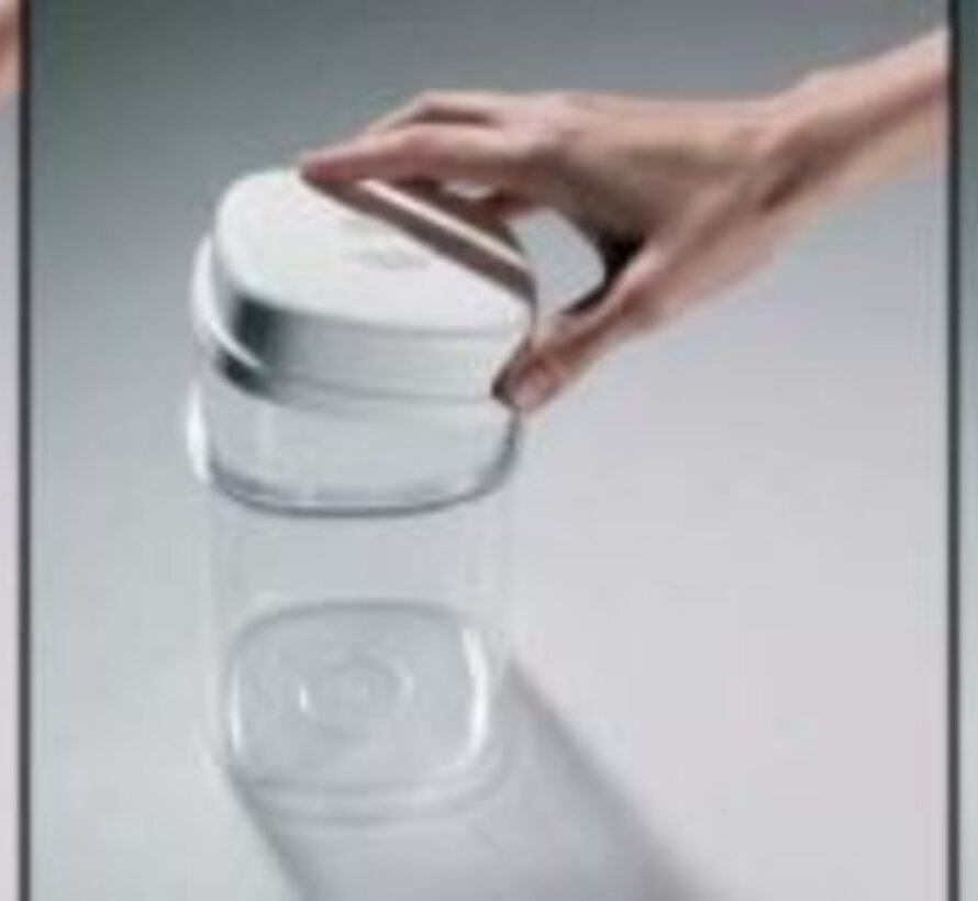 Voorraaddozen voor eenhandig gebruik