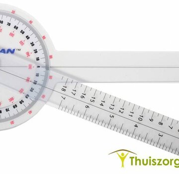Goniometer transparant