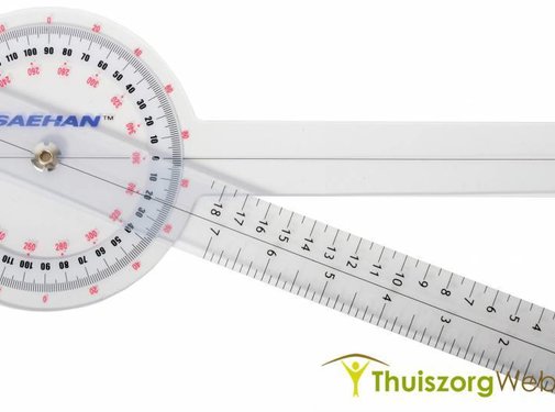 Goniometer transparant