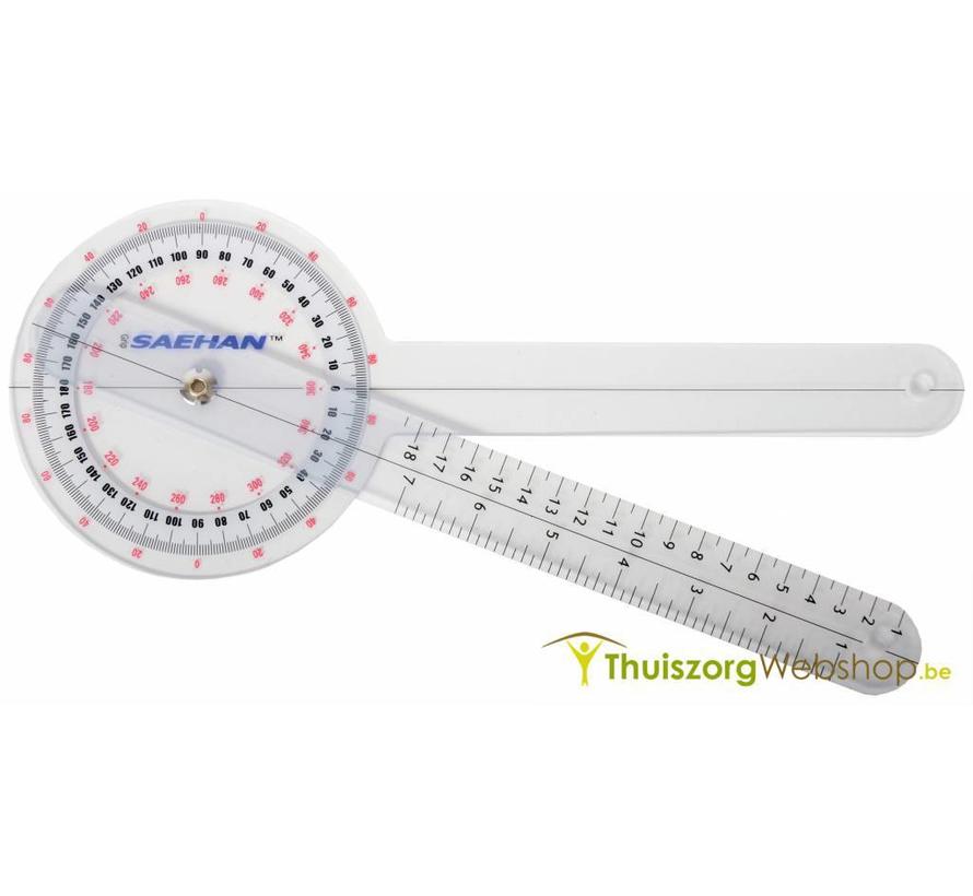 Goniometer transparant