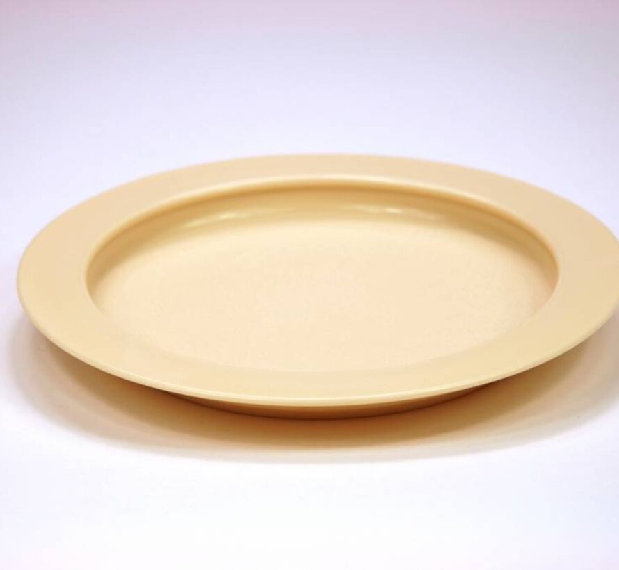 Rond bord met opstaande rand