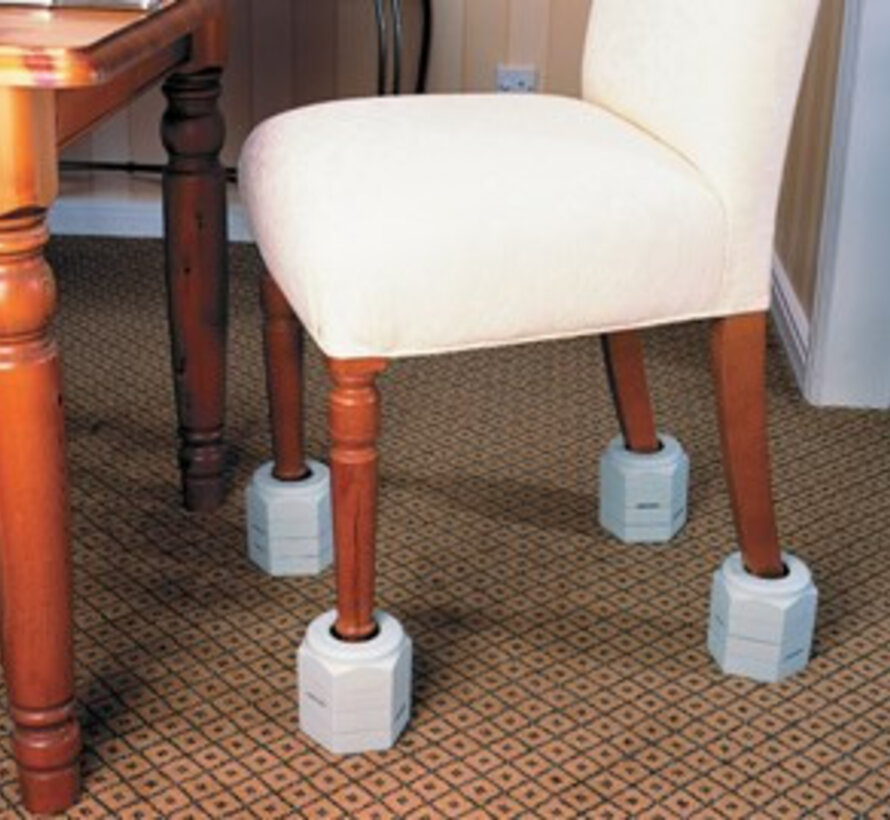 Meubelverhogers Langham Grip-On - set van 4