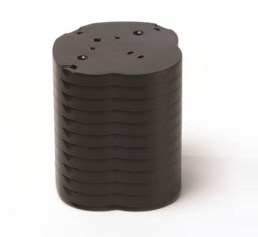 Gelinkte meubelverhogers in hoogte instelbaar