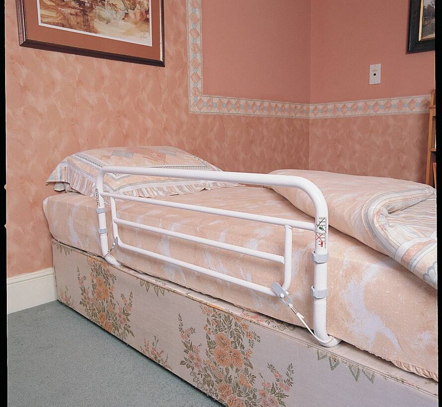 Bedhek met fixatie onder de matras night rail