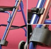 Stokhouder voor rolstoel of rollator