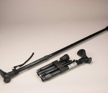 Wandelstok opvouwbaar met anatomische handgreep