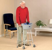 Plastic mandje voor rollator