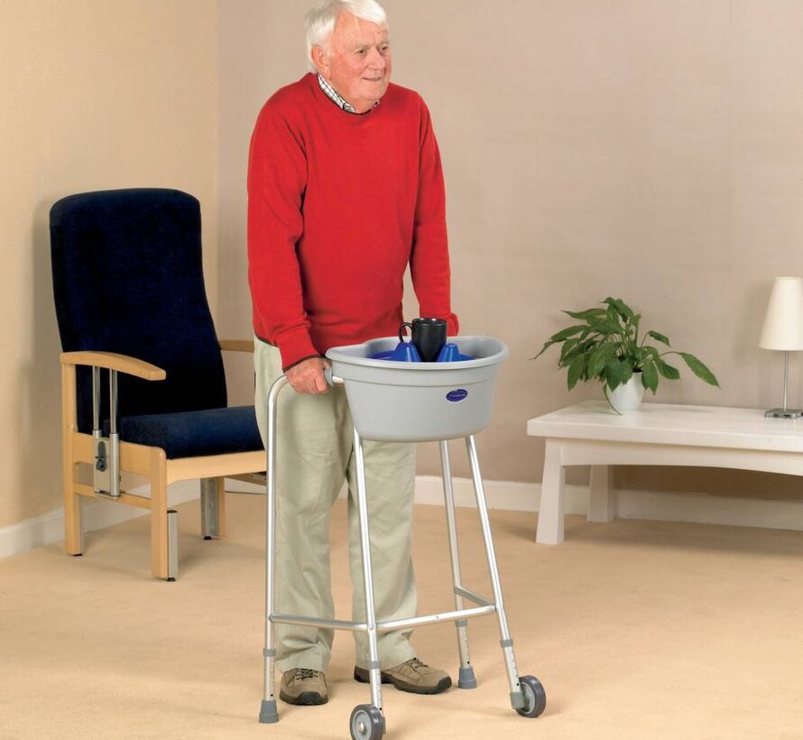 Plastig mandje voor rollator