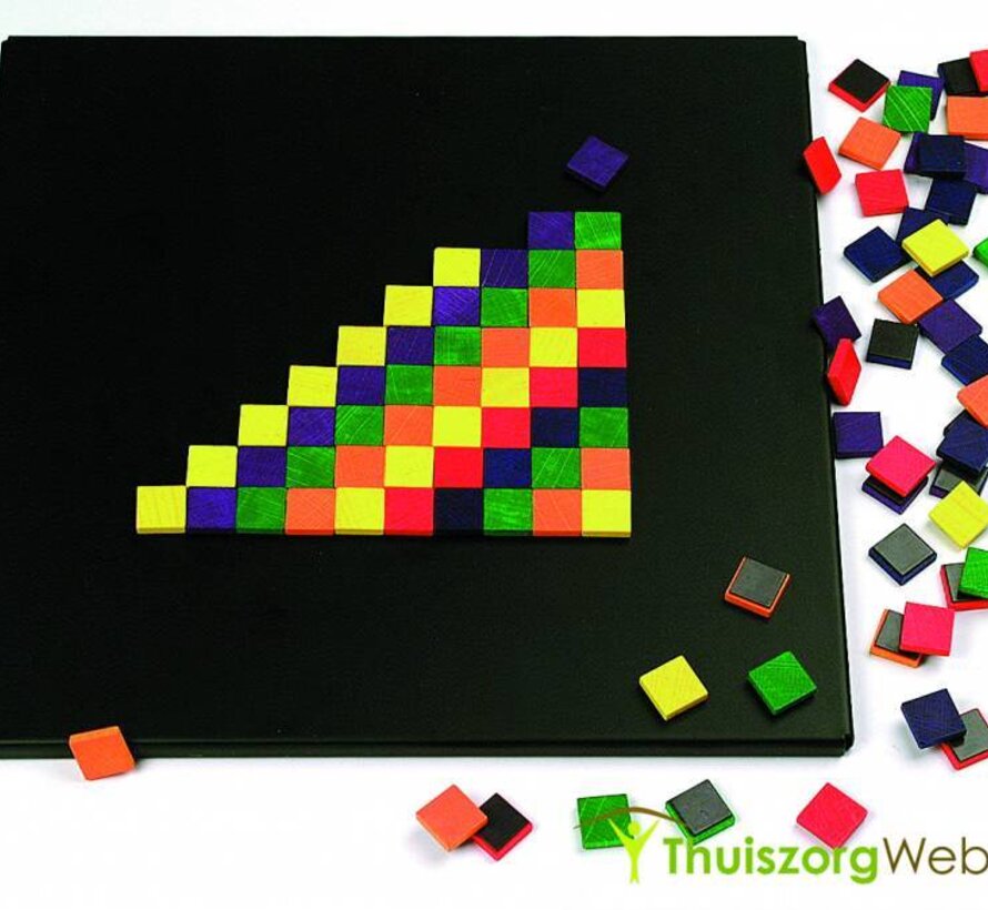 Magnetische quadrant legspel