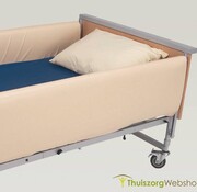 Bekleding voor bedhek volle lengte, beige vinyl