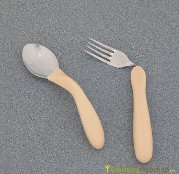 Gebogen bestek Caring