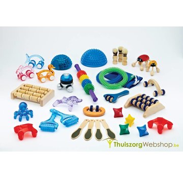 Uitgebreide set tastgevoeligheid Sensory Bag