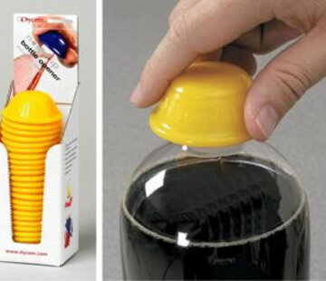 25 Flessenopeners Dycem® in dispenser