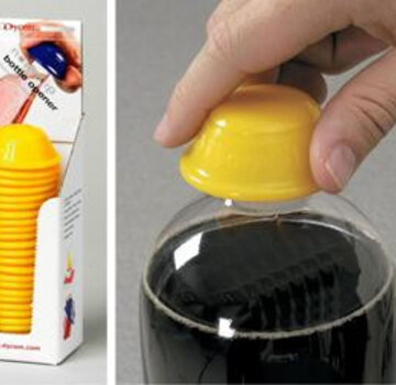 25 Flessenopeners Dycem® in dispenser