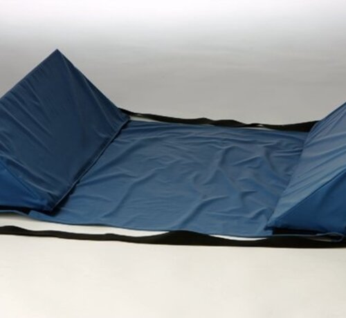 Wiggen voor zijdelingse ondersteuning in bed, met klittenband