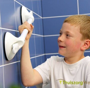 Wandbeugel op zuignap Mobeli® kindergreep