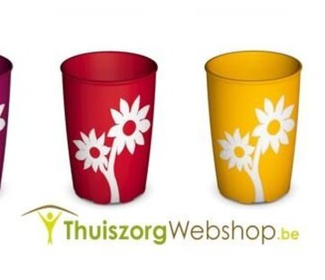 Bloemenbeker antislip Ornamin