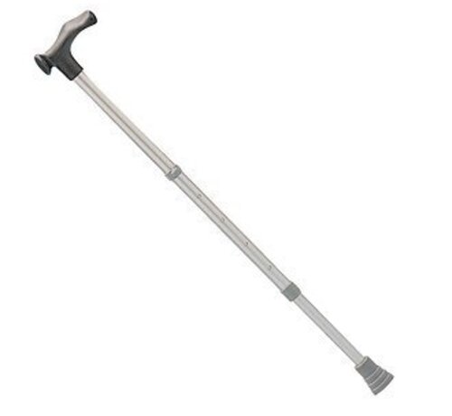 Wandelstok aluminium met anatomische handgreep Economy