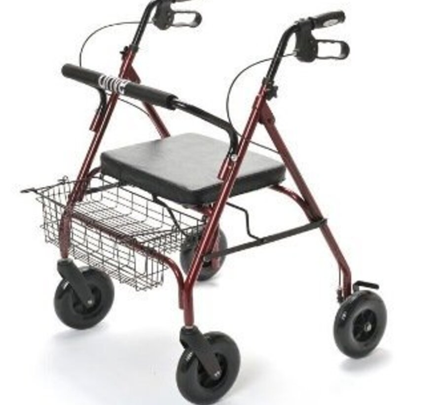 Rollator met 4 wielen voor zwaardere personen, vouwbaar XXL
