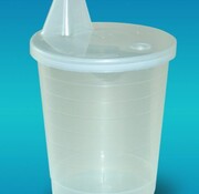 Disposable beker met tuitje