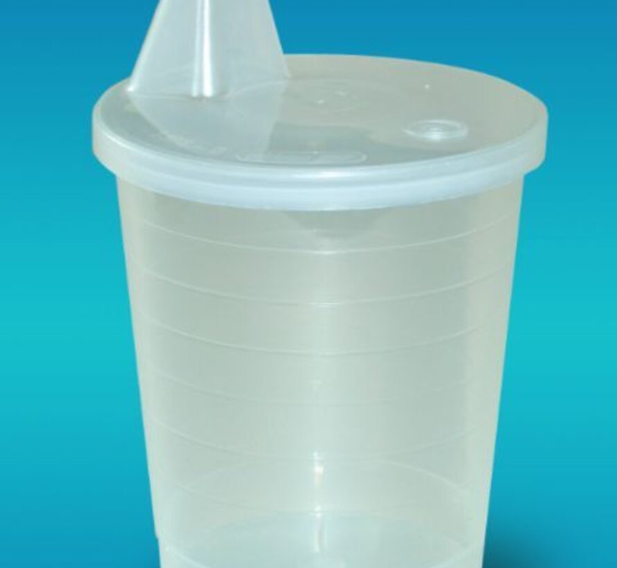 Disposable beker Rika met tuitje