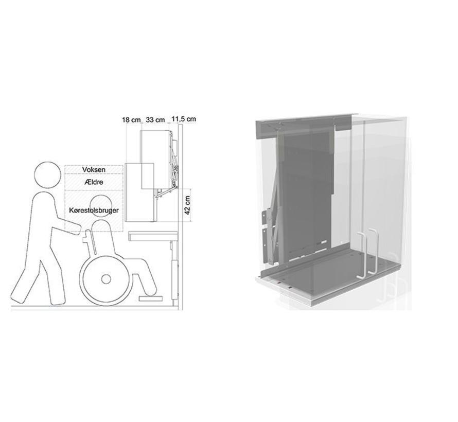 Keukenframe Diagonal voor bovenkasten, elektrisch